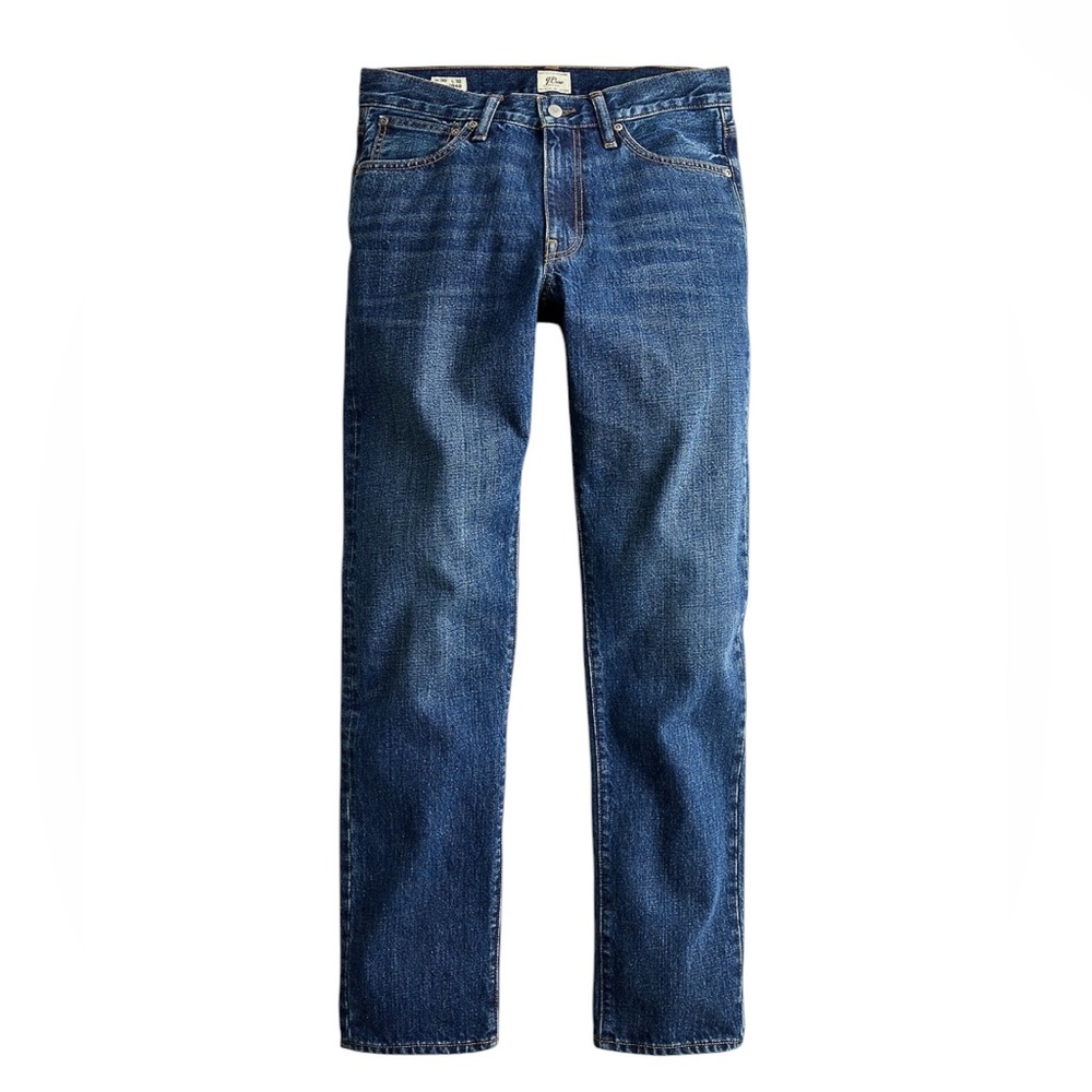 J Crew Men’s 1040 Athletic Tapered-fit Jean In One-year Wash 34”x30” Orig $128